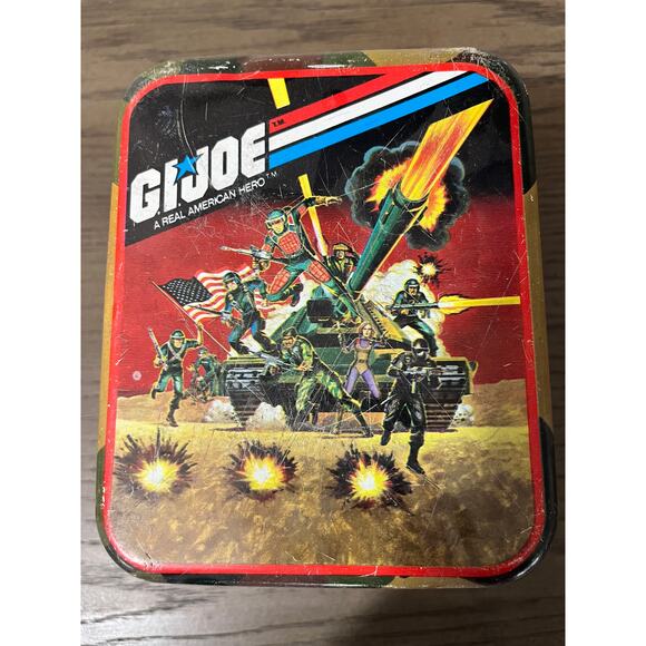 Vintage 1982 GI Joe Hasbro Metal Tin Lunchbox Limited Edition - Picture 1 of 9